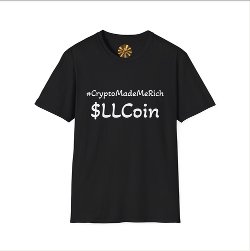 LLCoin CryptoMadeMeRich Cryptocurrency T-Shirt