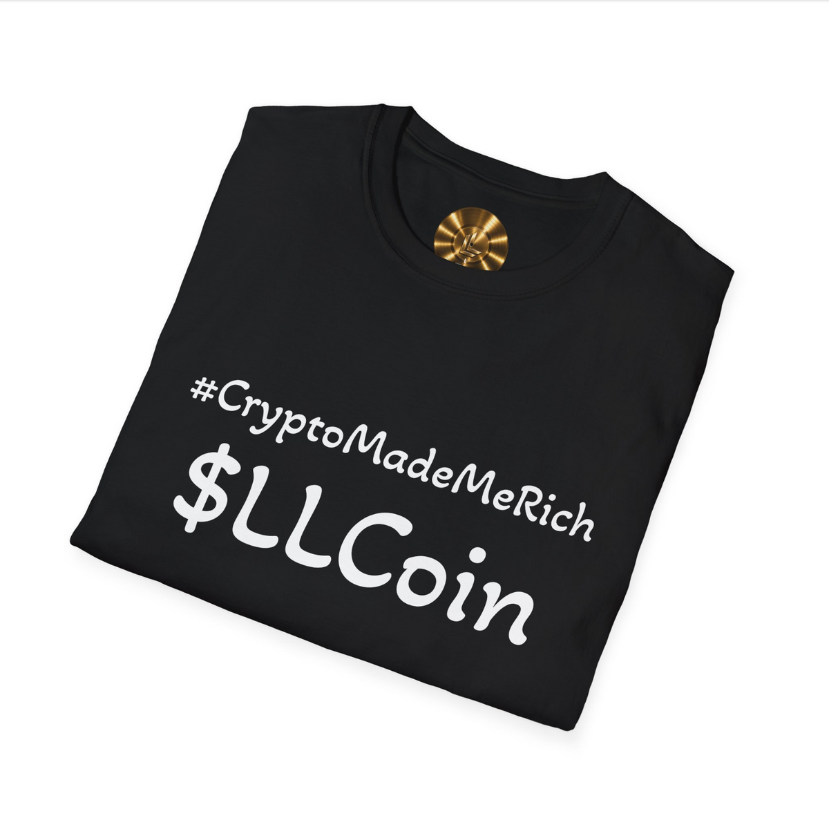 LLCoin CryptoMadeMeRich Cryptocurrency T-Shirt